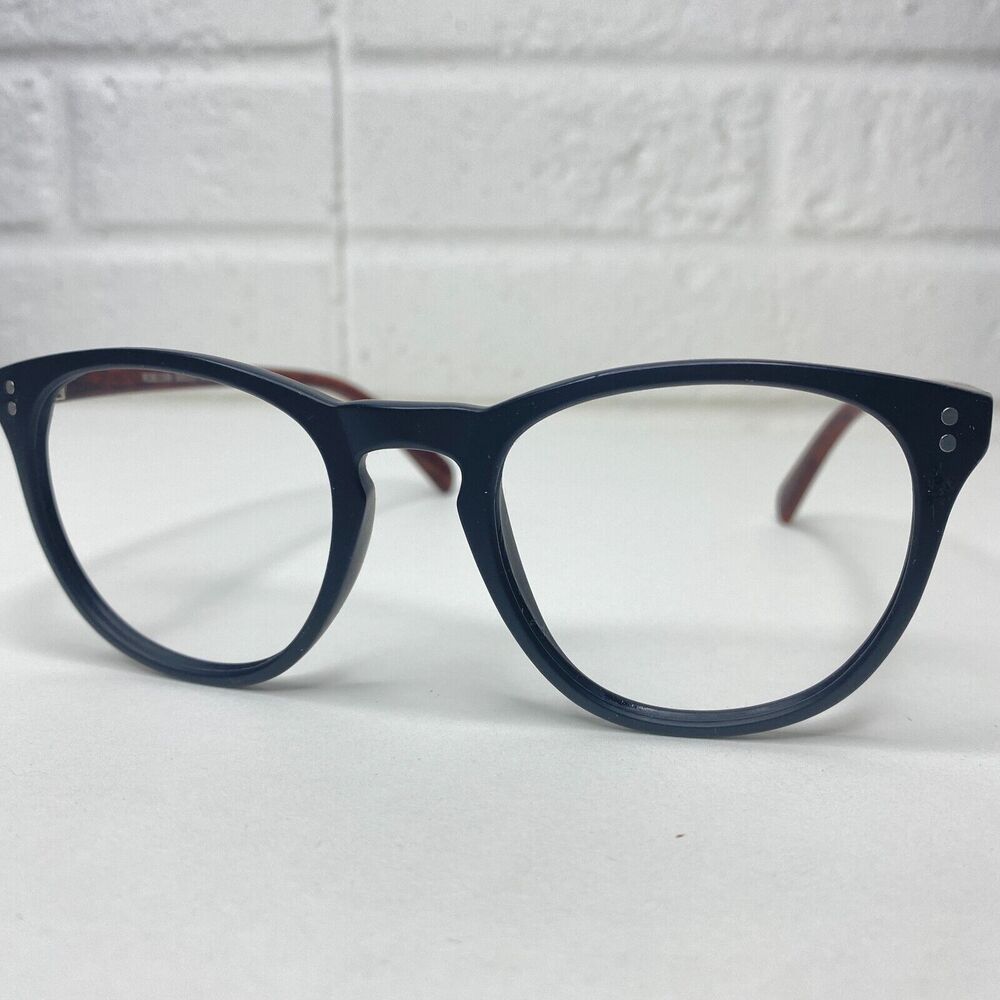 Firmoo R181106 C18 Black Horn Oversize Round Eyeglasses Frames 50-20 141‎ 2746